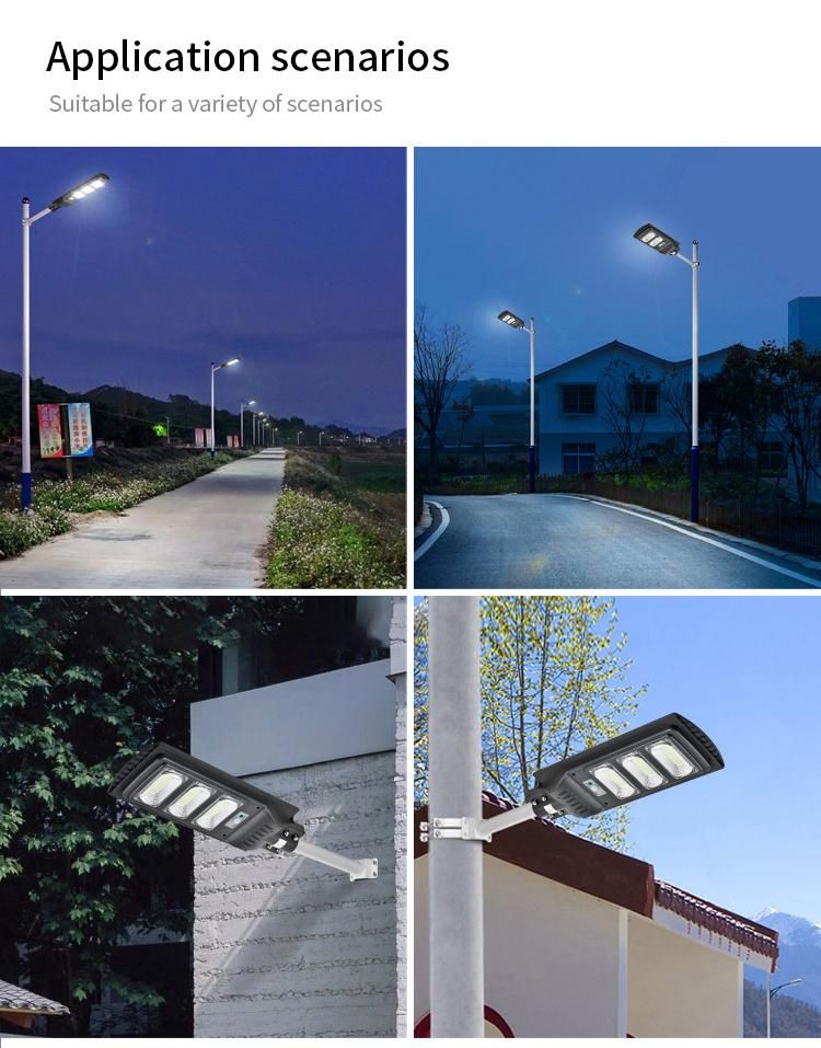 Outdoor Bright Garden Solar Street Lights Solar LED Post Light