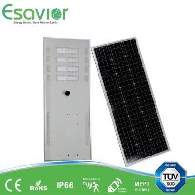 LED 120W Integrated All in One Solar Street/Garden/Wall Lamp 12000 Lumens Solar Powerd Outdoor Light Esavior