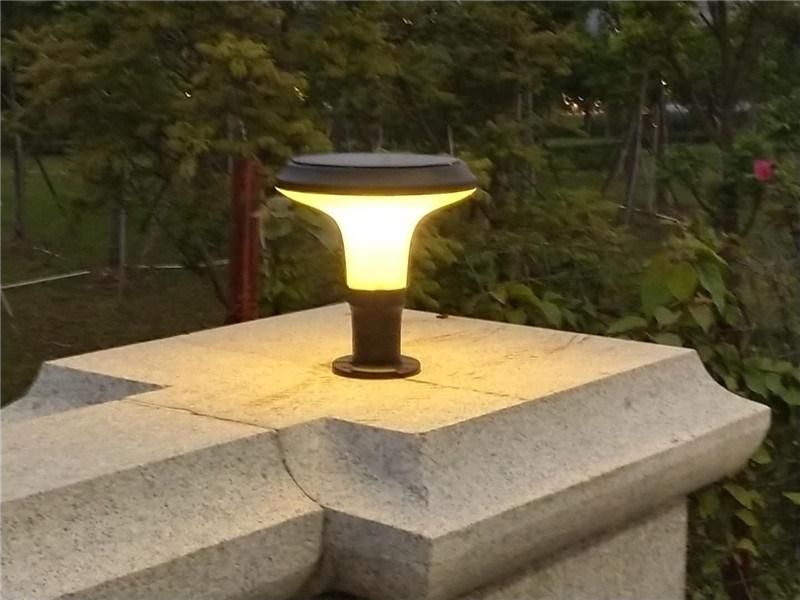 Warm White Waterproof Outdoor Fence Solar Gate Light