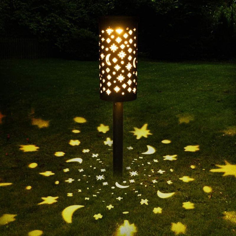 Solar Lamps Garden, 1PCS Solar Pathway Lights Outdoor, Decorative Garden Lights, Waterproof, Water Density IP44 LED Landscape Lantern for Walkway, Path Wyz17317