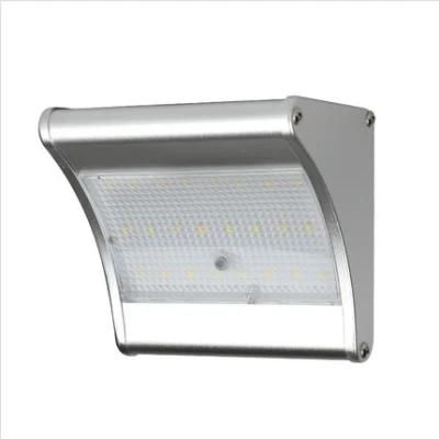 Aluminium Alloy IP65 Waterproof Solar Security Radar Sensor Light Solar Wall Lighting