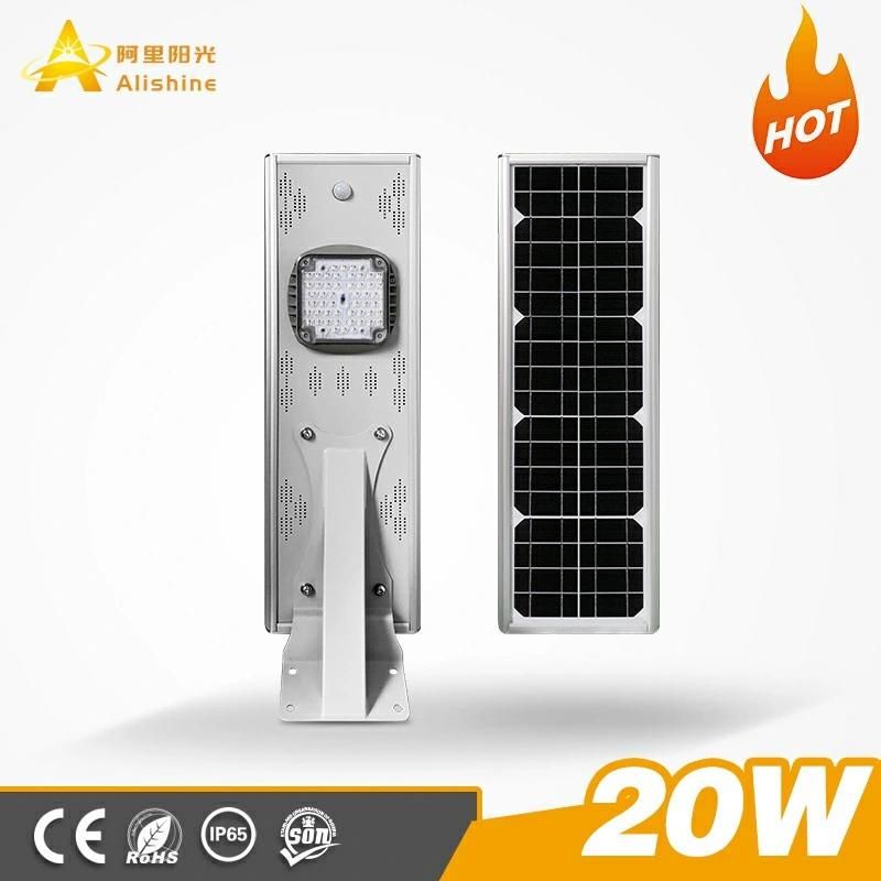 20W Solar LED Street Lighting with LED Lamp