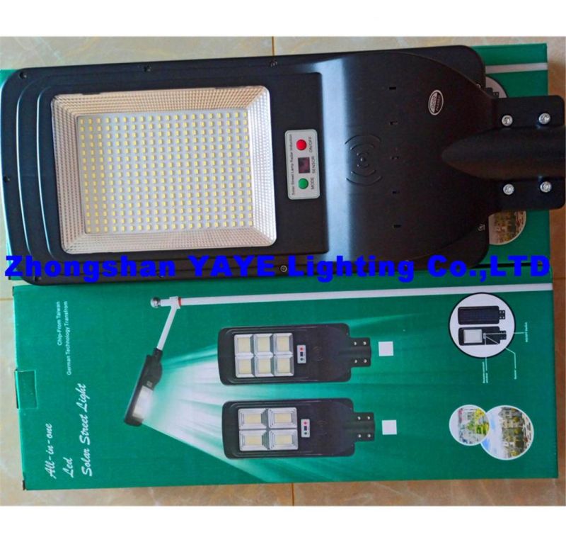 Yaye Hot Sell Factory Price 150W Integrated All in One Solar LED Street Garden Lighting with Remote Controller