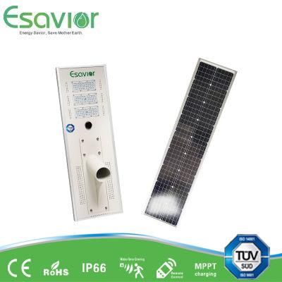 LED 100W Integrated All in One Solar Street/Garden/Wall Lamp 10000 Lumens Solar Powerd Outdoor Light Esavior