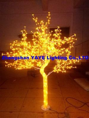 Yaye 18 USD138/PC for 2m High/1.6m Diameter ABS LED Cherry Tree / Outdoor LED Cherry Blossom Tree with 2 Years Warranty