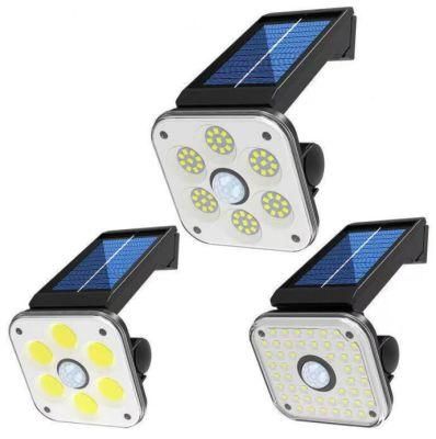 Newskypower Outdoor IP65 Waterproof 48LED ABS Material Solar Sensor Wall Light for Garden Lighting