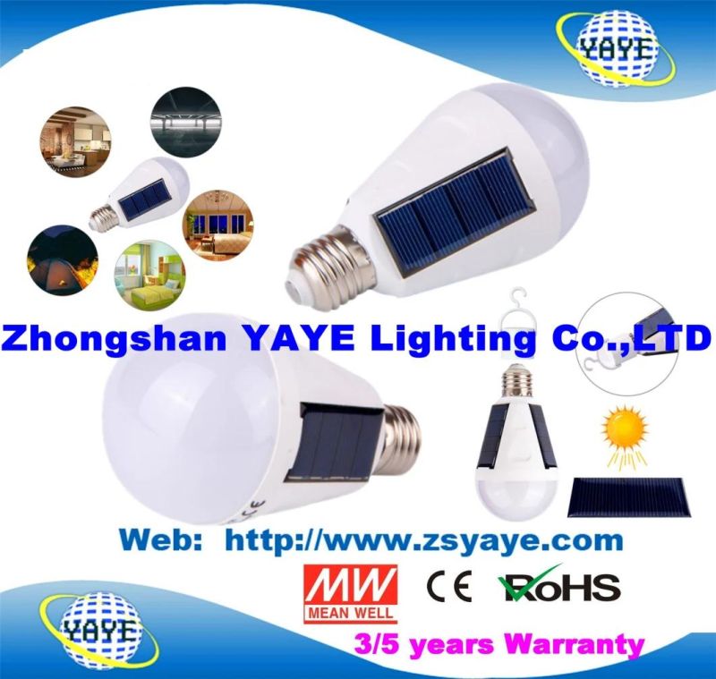 Yaye 18 Hot Sell Factory Price 7W/12W Smart Rechargeable Solar Emergency E27 LED Bulb with 2 Years Warranty