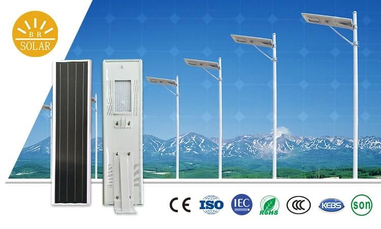 IP66 Ik10 80W All in One Solar Street Light