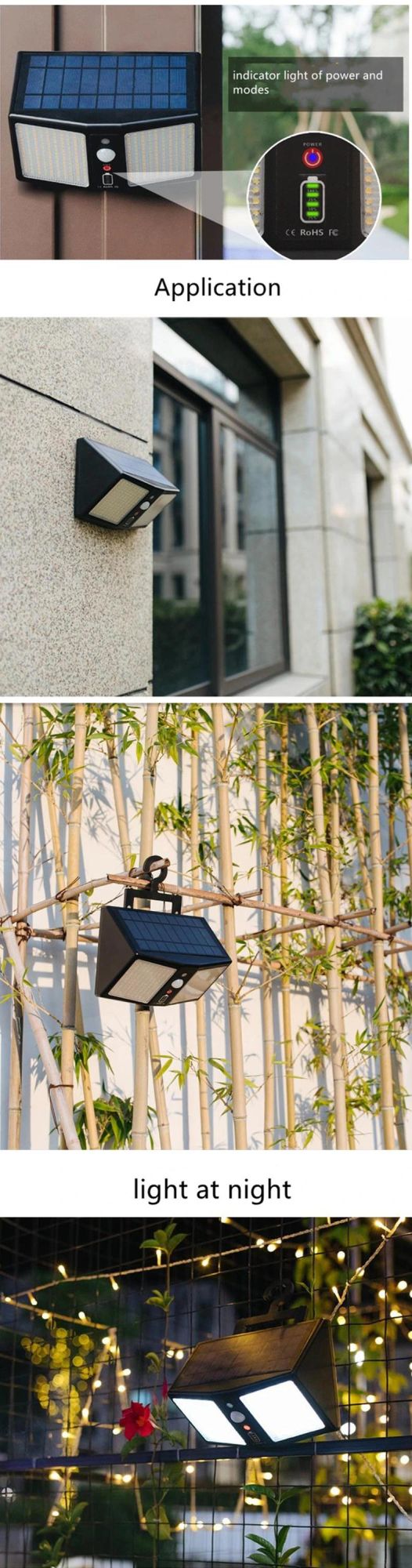 Outdoor Decorative Solar LED Garden Light with Lithium Battery