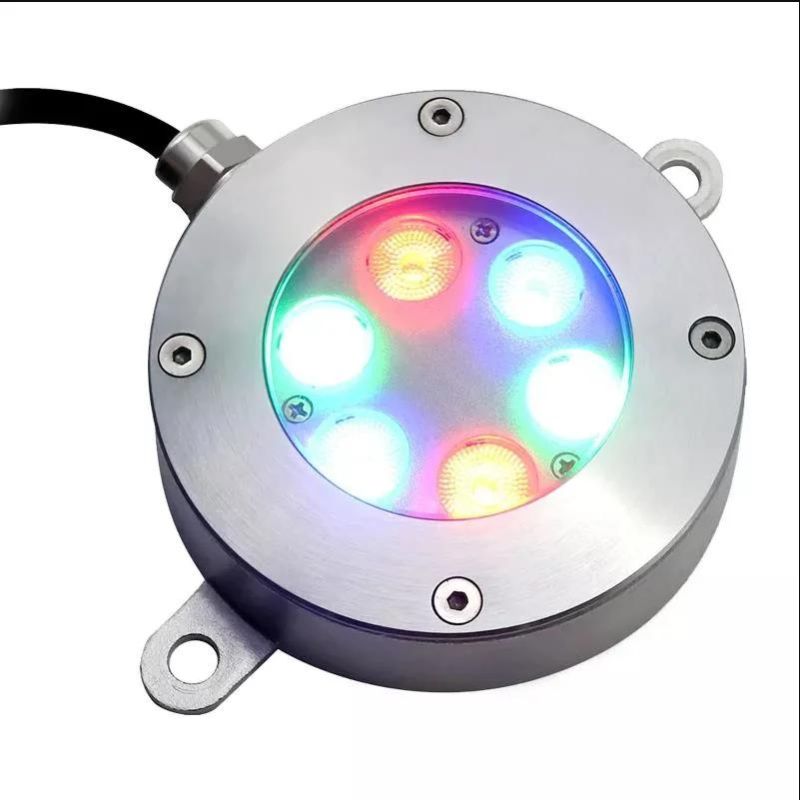 IP68 Waterproof RGBW Color 304 or 316 Stainless Steel Music LED Fountain Lights