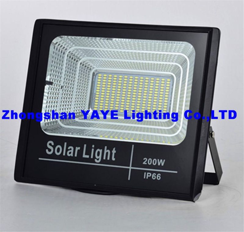 Yaye 2021 High Brightness 200W Solar LED Flood Garden Light /200W Energy Saving Aluminium Garden Outdoor Waterproof IP65 Solar LED Flood Light