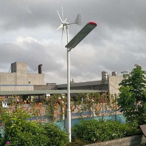 300W Wind Turbine Hybrid and Solar Power Outdoor LED Street Lighting