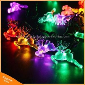 Deer Shape 50LED Solar Powered Christmas Fairy Party String Lights