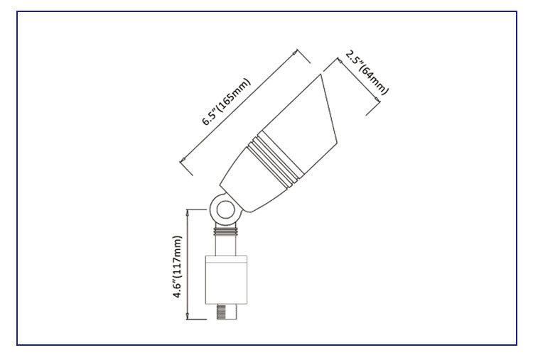 Lt2505b 12W 24/38/60deg RGB & CCT Tunable Bluetooth / WiFi / Zigbee Available LED Integrated Spotlight for Low Voltage Landscape Lighting System