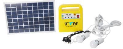 10W Solar Kit C/W 2 X LED Lamps Solar Light System