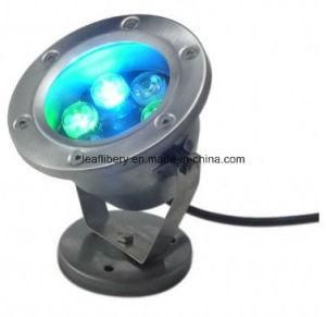 DC24V 6W Underwater Marine Blue LED Light for Boat Light Pool Light