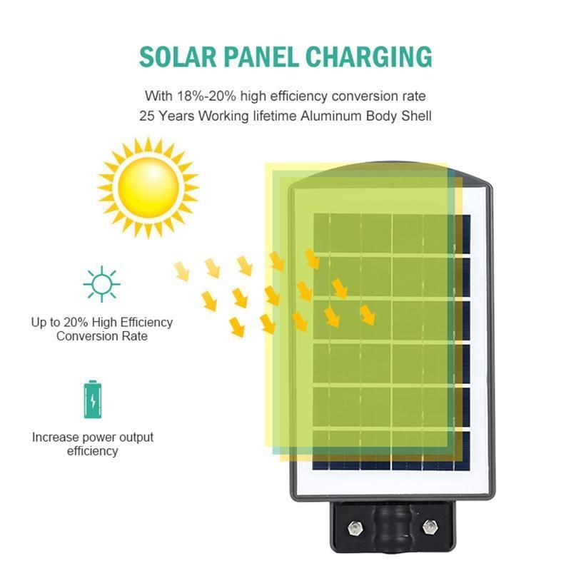 High Efficiency LED 150W Solar Street Light Solar Outdoor