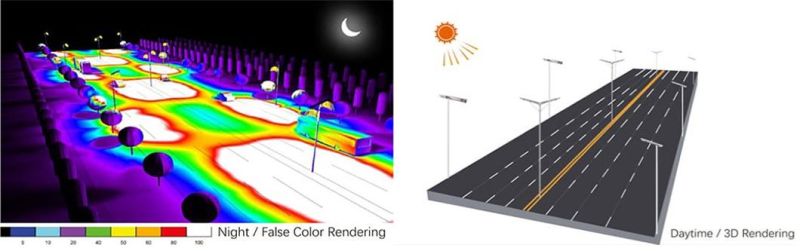 60W Integrated All in One Solar Street Light with A Grade Lithiun Cell