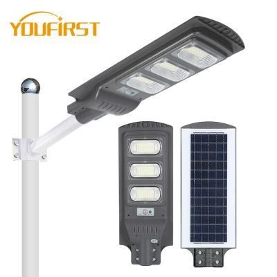 Outdoor Waterproof Street IP65 30W 60W Solar Integrated Street Light