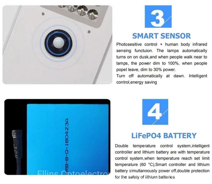 30W Lithium Battery All in One Solar Lighting Outdoor Solar Products for Pathway