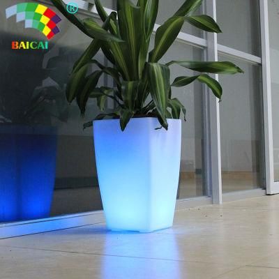 LED Color Change Plastic Pots LED Flower Pot