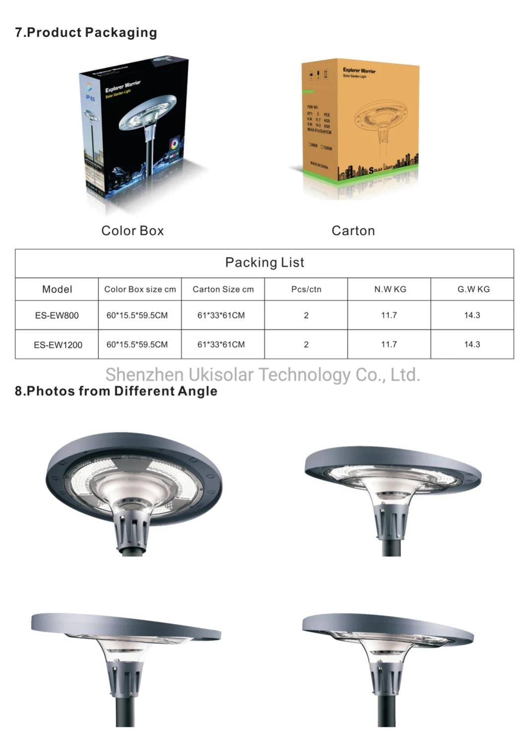 Ukisolar UFO Outdoor LED Solar Power Garden Light Manufacturers