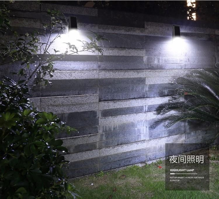 Wall Mounted LED Solar PIR Motion Activated Lamp Security Light