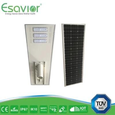 Esavior High Efficiency Mono PV Solar Panel 100W Solar Street Lights Solar Lights Outdoor Lighting