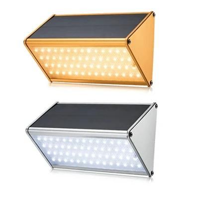 8W Aluminum Alloy Garden Fence Solar Wall Light