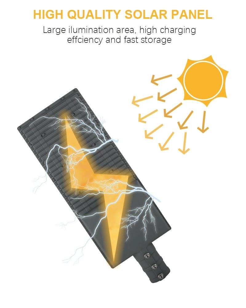 Solar LED Street Light with Lithium Battery