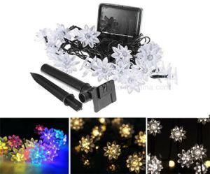 Outdoor Solar Charge Energy Saving LED Copper String Lights for Garden Home Party Decoration