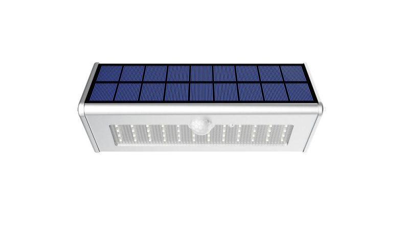 Outdoor Courtyard Garden Aluminum Staircase Landscape LED Solar Wall Light with PIR Sensor