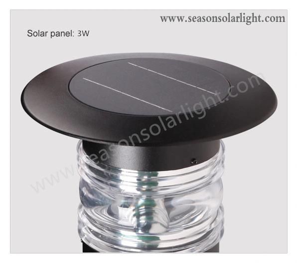 Factory Bright LED Lighting Integrated Outdoor Solar Lawn Light with 3W Solar Panel