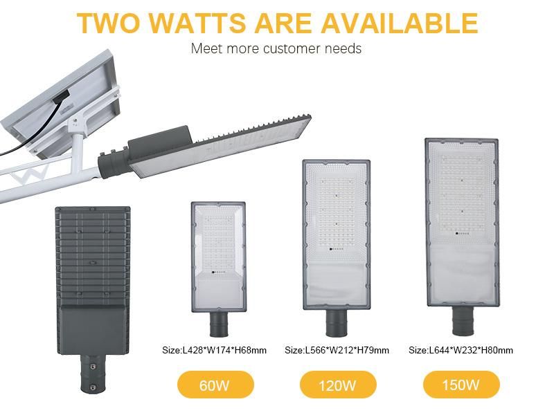 High Lumen IP65 Outdoor All-in-One Solar LED Street Light