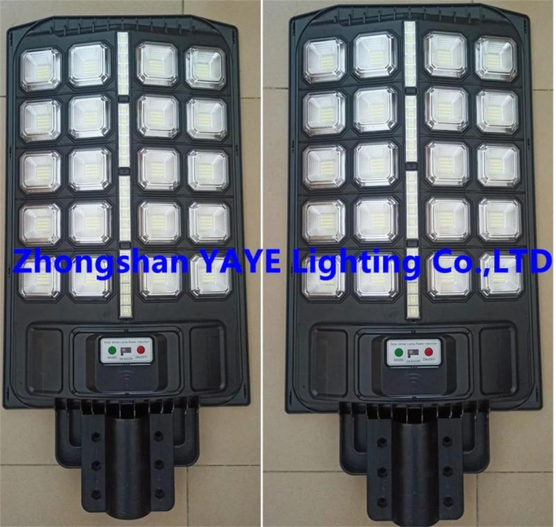 Yaye 2022 Hottest Sell 400W/300W/200W/150W/100W Solar LED Street Road Garden Wall Light with 1000PCS Stock/3 Years Warranty/ Radar Sensor/ Remote Controller