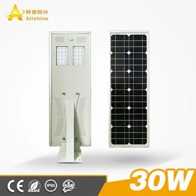 30W PIR Security Wall Lamp Outdoor LED Solar Street Light