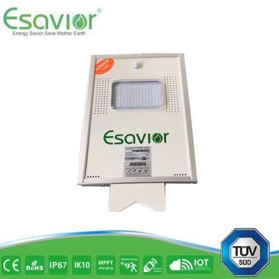 Esavior Integrated LED Solar Street Lights Solar Lights Heat Dissipation Design