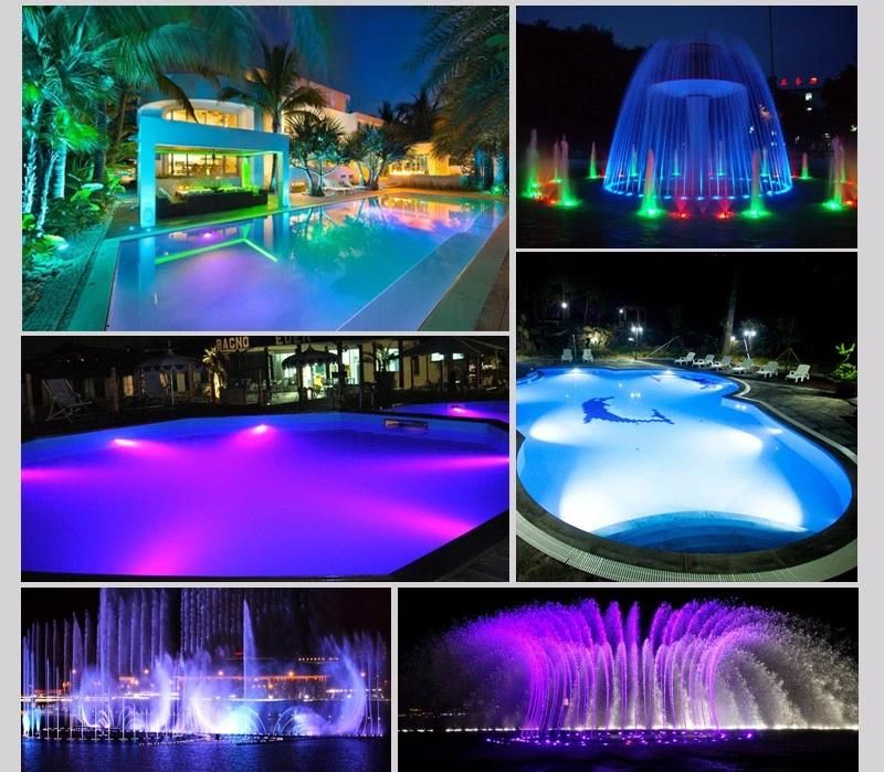 High Quality 316ss RGB Underwater Outdoor LED Swimming Pool Lighting