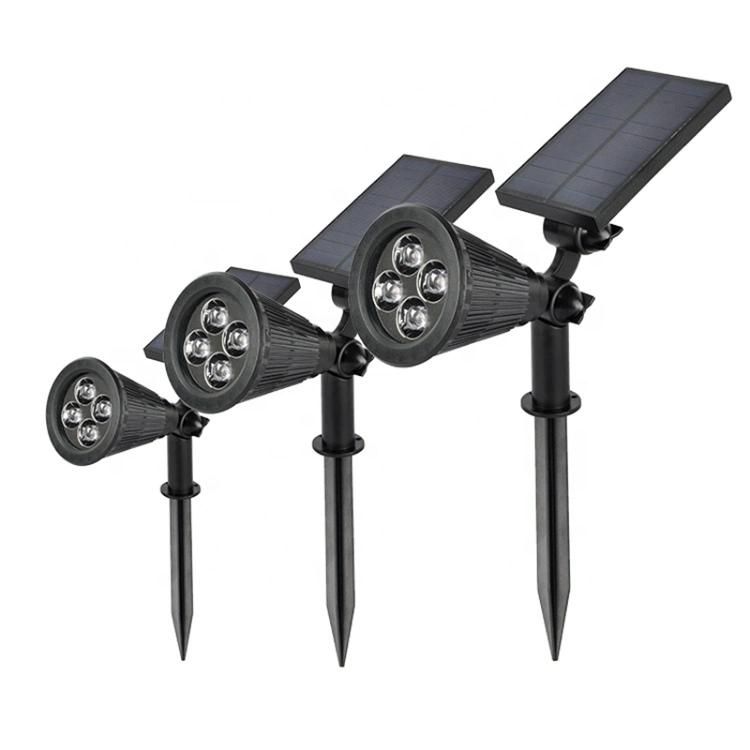 Solar Spotlight Outdoor LED Solar Garden Light Decorative Waterproof with Auto on/off for Yard Patio Garden