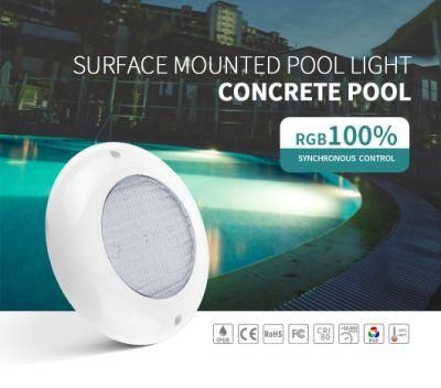 Submersible Recessed IP68 Waterproof RGB Inground Pool Lighting Wireless Wall Mounted Underwater Lamp Pool LED Swimming Light