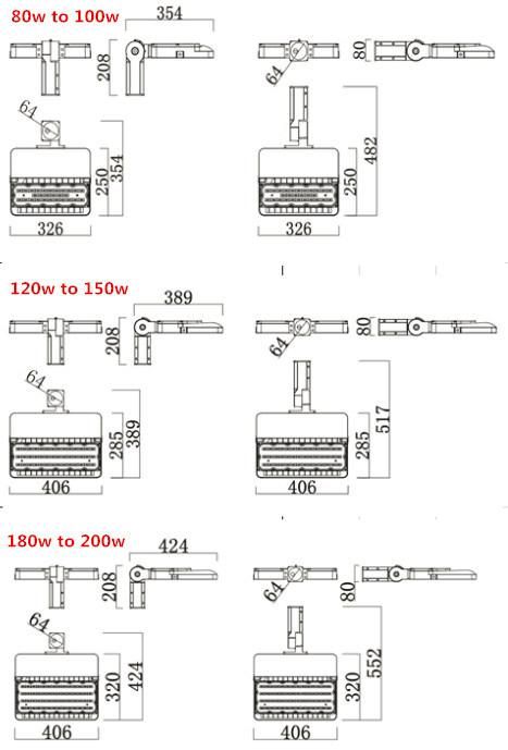 2020 Hot Sale Item Main Road Park Sidewalk Highway Lighting 80W 100W 120W 200W LED Street Light