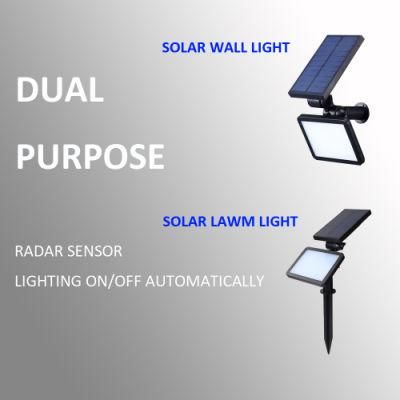 LED Lamp Solar Wall Light with Lithium Battery