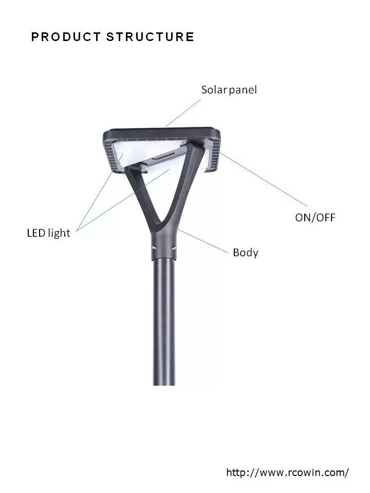 Die-Casting Aluminum Body Solar Courtyard Light