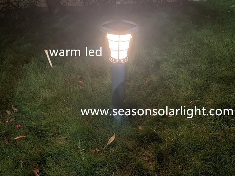 High Lumen LED Ce European Style Garden Light with Solar System for Outdoor Garden Lighting