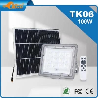 SMD Hot Sale High Brightness Remote Control Garden LED Floodlight Waterproof IP65 Outdoor 100W 200W 300W Solar Flood Light