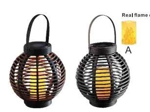 Decorative Solar Powered Lantern Outdoor Waterproof Solor Frame Table Light