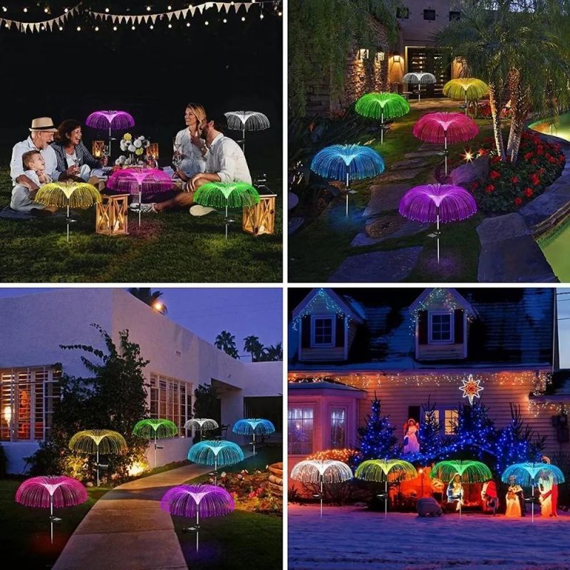 Iron Art Water Kettle Lawn Lighting Kit Garden Lamp Hollow Water Bottle Running Water Shower Lawn Waterproof LED Solar Powered Lights Wyz20505