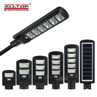 Alltop High Lumen IP65 50 100 150 200 250 300 W Highway Outdoor All in One Solar LED Streetlight