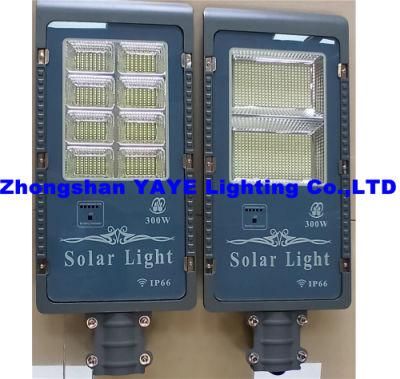 Yaye 18 Good Price Outdoor High Efficiency Energy Saving Waterproof IP65 200W/300W LED Solar Street Light with 2/3 Years Warranty