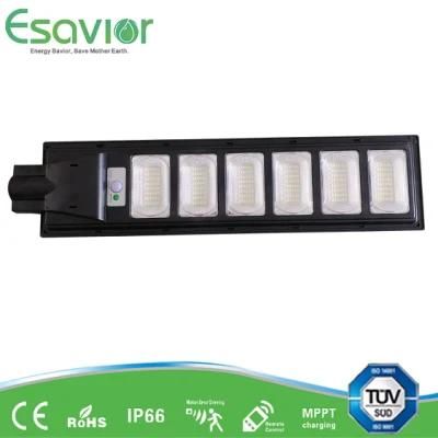 Esavior 180W Solar Powered All in One LED Solar Street Light for Residential/Pathway/Roadway/Garden/Wall Lighting